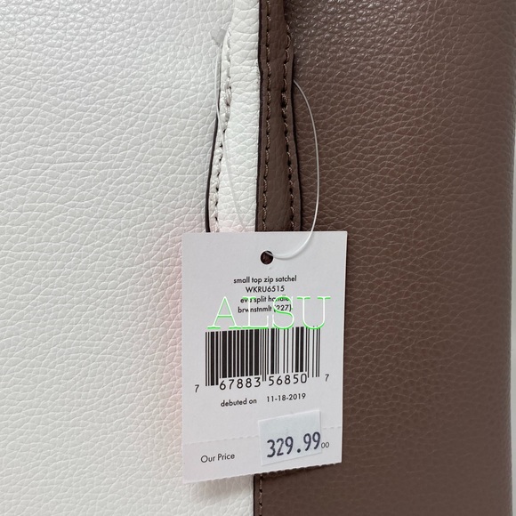 Kate♠️Spade Small Top ZIP Satchel Eva Split Handle - Picture 13 of 13